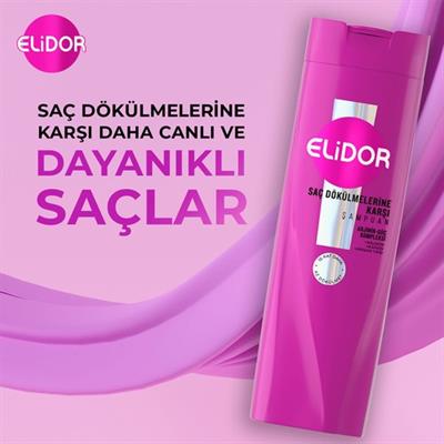 Elidor Superblend Saç Bakım Şampuanı Saç Dökülmelerine Karşı E Vitamini Chia Tohumu Yağı Arjinin 400 ml