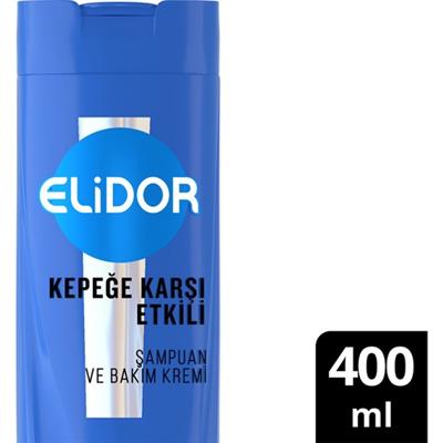 Elidor Superblend Şampuan ve Bakım Kremi Kepeğe Karşı Etkili 2si 1 Arada B3 Vitamini Çay Ağacı Yağı Aloe Vera 400 ml