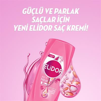 Elidor Superblend Serum Bakım Kremi Güçlü ve Parlak Saçlar Vitamin E Macamadia Yağı Keratin 350 ML