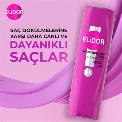 Elidor Superblend Serum Saç Bakım Kremi Saç Dökülmelerine Karşı E Vitamini Chia Tohumu Yağı Keratin 350 ml