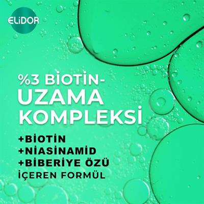 Elidor Superblend Serum Saç Bakım Kremi Sağlıklı Uzayan Saçlar Biotin Argan Yağı & Keratin 350 ml