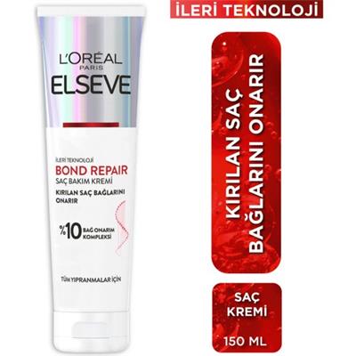 Elseve Bond Repair Tüm Yıpranmalar Için Saç Bağlarını Onarıcı Bakım Kremi 150 ml