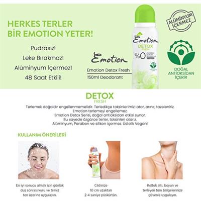 Emotion Deodorant Detox Fresh 150 ml