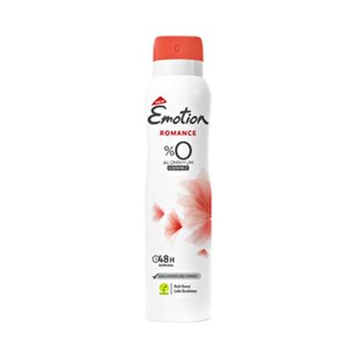 Emotion Romance Kadın Deodorant Sprey Pudrasız 150 ml 24 Saat Etkili Koruma