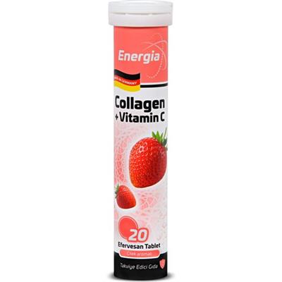 Energia Energıa Kadınlar Için Kolajen ve Vitamin C Içeren Efervesan Tablet