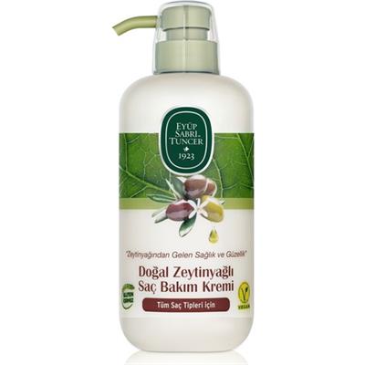 Eyüp Sabri Tuncer Doğal Zeytinyağı ve E Vitaminli Onarıcı Nemlendirici Saç Kremi 600 ml – Bitkisel Formül, Günlük Kullanım İçin