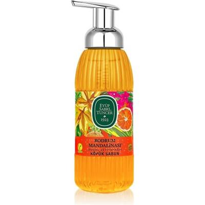 Eyüp Sabri Tuncer Doğal Zeytinyağlı Bodrum Mandalinası Kokulu Köpük Sabun 500 ml Pet Şişe – Turuncu