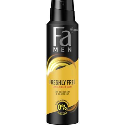 Fa Freshly Free Deosprey Misket Limonu ve Zencefil 150 ml 48 Saat Koruma Sağlar
