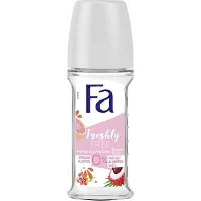 Fa Freshly Free Greyfurt & Liçi Kadın Roll-On 1 Adet