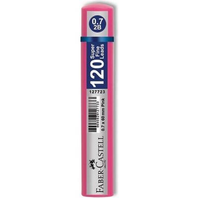 Faber-Castell 2B 0.7 mm Beyaz Mekanik Kalem Uçları 120 Adet, 60 mm Kapaklı Tüp – Tüm Mekanik Kalemlerle Uyumlu