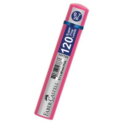 Faber-Castell 2B 0.7 mm Beyaz Mekanik Kalem Uçları 120 Adet, 60 mm Kapaklı Tüp – Tüm Mekanik Kalemlerle Uyumlu