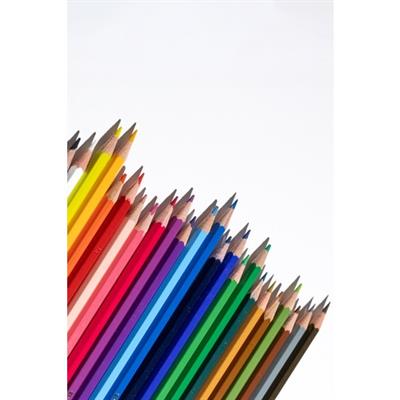 Faber-Castell Kuru Boya Kalemi, Kırmızı  Metal Tüp Kutu, 12 Renk, Tam Boy, Kalemtıraş Hediyeli, Yumuşak Mineli