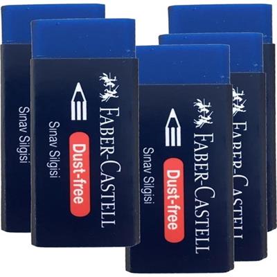Faber-Castell Sınav Silgisi Dust-Free Mavi  24’lü Paket