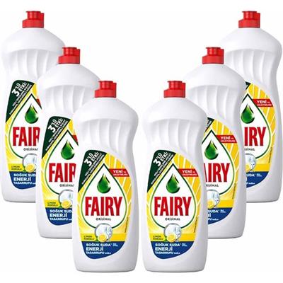Fairy Limon Bulaşık Deterjanı 6 x 650 ml