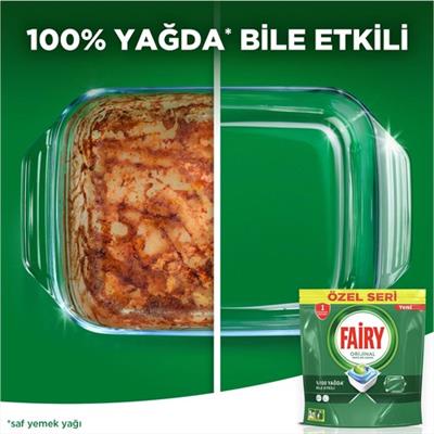 Fairy Orijinal 90 Yıkama Bulaşık Makinesi Deterjanı Tableti / Kapsülü Özel Seri