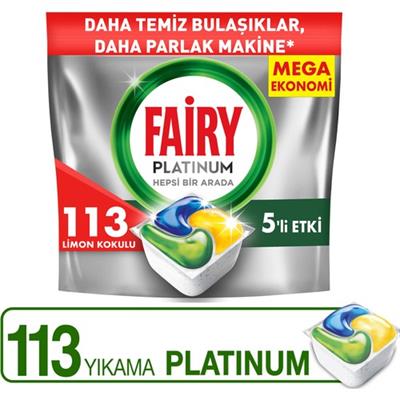 Fairy Platinum Bulaşık Makinesi Deterjanı 113’lü