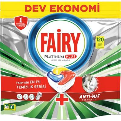 Fairy Platinum Plus 120li Bulaşık Makinası Deterjanı Tableti / Kapsülü