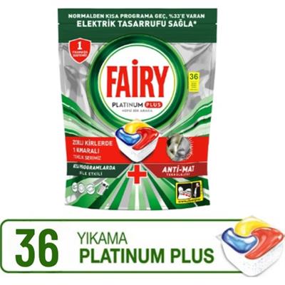 Fairy Platinum Plus 36 Yıkama Bulaşık Makinesi Tableti