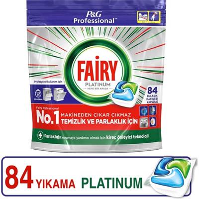 Fairy Prof Platinum Bulaşık Makinesi Kapsülü 84 Yıkama
