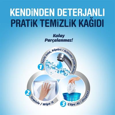 Familia Kokusuz Temizlik Kağıdı 2 Rulo 1 Paket Dayanıklı ve Ultra Emici Özellikte