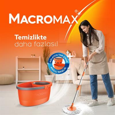 Faster Yeni Nesil Otomatik Temizlik Seti Pratik Kolay Sıkma Döner Başlık