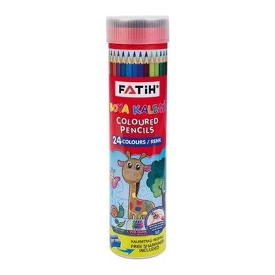 FATİH 24 Renk Metal Tüp Kuru Boya