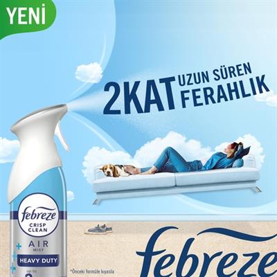Febreze Hava Ferahlatıcı Sprey Oda Kokusu Heavy Duty 185 ml