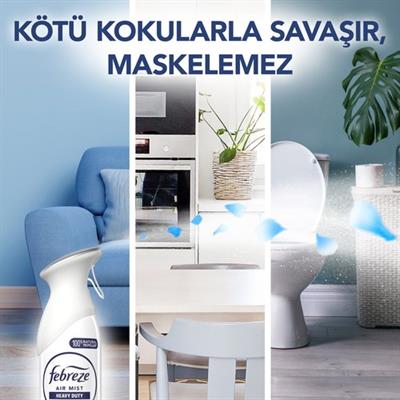 Febreze Hava Ferahlatıcı Sprey Oda Kokusu Heavy Duty 185 ml