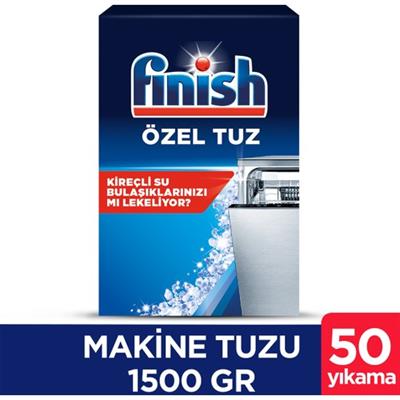 Finish Bulaşık Makinesi Tuzu 1,5 kg - Kireç Önleyici, Güçlü Temizlik ve Kokusu Olmayan Özel Formül