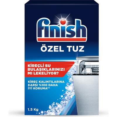 Finish Bulaşık Makinesi Tuzu 1,5 kg - Kireç Önleyici, Güçlü Temizlik ve Kokusu Olmayan Özel Formül