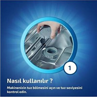 Finish Bulaşık Makinesi Tuzu İz Bırakmaz Etki 1.5 kg Kirece Karşı Koruma Sağlar