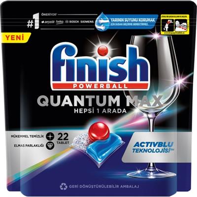 Finish Quantum Max Bulaşık Makinesi Deterjanı 22 Kapsül