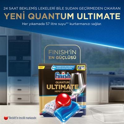 Finish Quantum Ultimate 20 Kapsül Bulaşık Makinesi Deterjanı Tableti