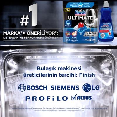 Finish Ultimate Bulaşık Makinesi Deterjanı 85 Tablet