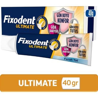 Fixodent Professional Diş Protez Yapıştırıcı Krem 40 gr Hafif Nane Aromalı Güçlü Tutuş ve Diş Eti Koruması