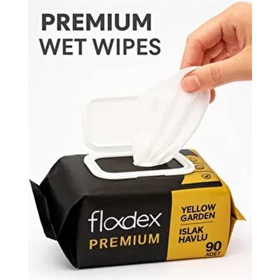 Flodex Islak Havlu Dream Garden 90 Yaprak Günlük Kullanım İçin Ferahlatıcı Temizlik