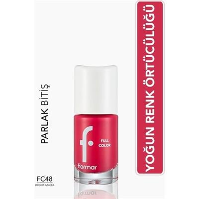 Flormar Full Color Yoğun Pigmentli Parlak Oje (FC48 Bright Azalea) 8690604380015