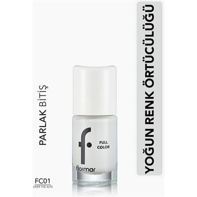 Flormar Full Color Yoğun Pigmentli Parlak Oje (FC01 Over The Alps) 8690604310371