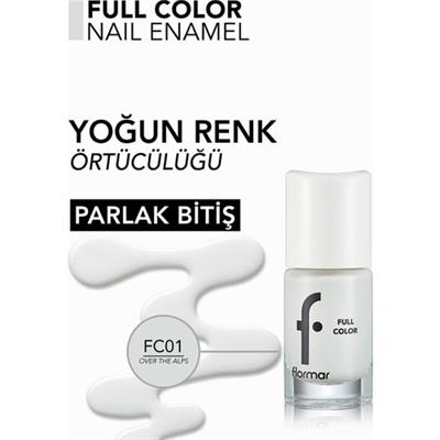 Flormar Full Color Yoğun Pigmentli Parlak Oje (FC01 Over The Alps) 8690604310371