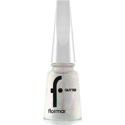 Flormar Glitter Yarı Transparan & Parlak Bitişli Simli Oje