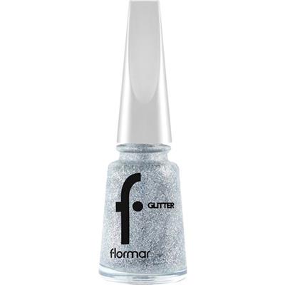 Flormar Glitter Yarı Transparan & Parlak Bitişli Simli Oje