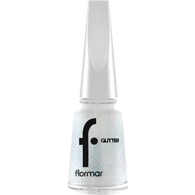 Flormar Glitter Yarı Transparan & Parlak Bitişli Simli Oje