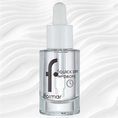 Flormar Hızla Kuruyan Oje Kurutma Yağı - 10 ml, Parlak Görünüm ve Şeffaf Tırnak Bakımı için Özel Formül