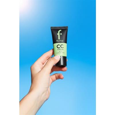 Flormar-Kızarık ve Sivilceli Ciltlere Özel Renk Dengeleyici Anti-Redness CC Krem (CC02 Yeşil Bazlı Ten Rengi) 8690604534715