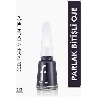 Flormar Klasik Parlak Bitişli Yüksek Pigmentli Oje (515 Deep Navy)
