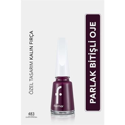 Flormar Klasik Parlak Bitişli Yüksek Pigmentli Oje (483 Queen Zenobia New) 8682536036252