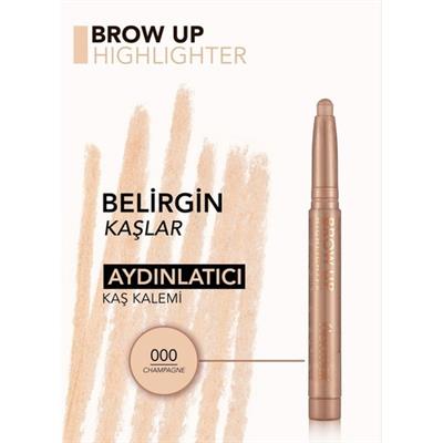 Flormar Kremsi Dokulu Brow Up Highlighter Pencil Aydınlatıcı Kalem- Uçuk Kahve (000 Champagne) 8690604622269