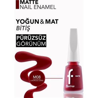 Flormar Mat Oje (M08) 8690604189694