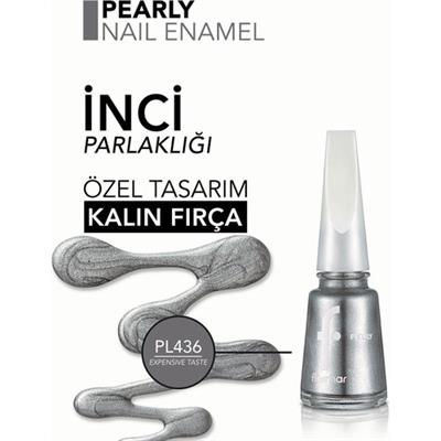 Flormar Oje PL436 Expensive Taste Parlak Gümüş Renk 11 ml Uzun Süreli Etki