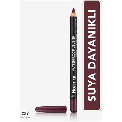 Flormar Waterproof Lipliner (239 Misty Rosy) 8690604567522